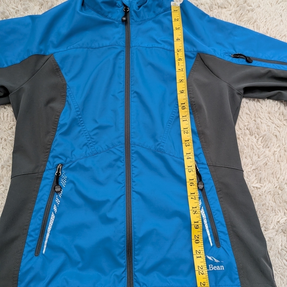 L.L. Bean Reflective Full Zip Outdoor Hiking Windbreaker - Picture 5 of 7